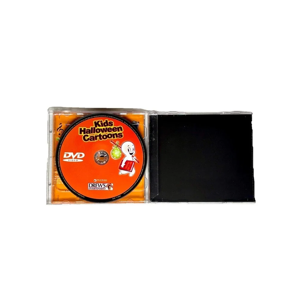 57 KIDS HALLOWEEN SONGS STORIES & SOUNDS CD + BONUS VIRTUAL GHOUL LOG/CASPER DVD